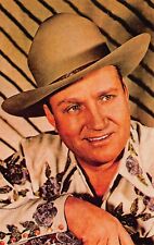 Gene Autry Movie Star Portrait Actor Western Singing Cowboy Vtg Postcard B18 picture