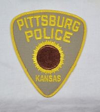 OLD OBSOLETE PITTSBURG, KS. KANSAS POLICE SHOULDER PATCH picture