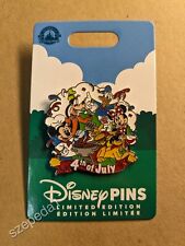 Disney Parks 4th Of July Mickey Minnie Donald Pluto Goofy 2023 LE Pin  picture