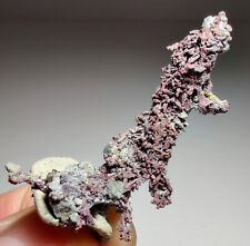Arborescent Copper with Cuprite crystals. Rio Tinto Mine, Nevada. 5 cm. Video. picture