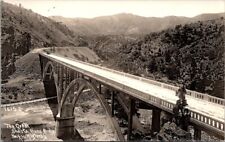 RPPC Postcard Shasta River Arch Bridge Yreka CA California Pacific Highway  X456 picture