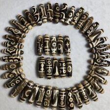 50pcs Antique Magic Tibetan Old Agate *Multiple Patterns* Amulet Dzi Beads D0302 picture