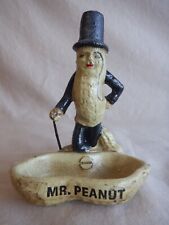 Cast Iron “Mr. Peanut” Planters Peanuts  Advertising Candy / Coin / Nut Dish picture