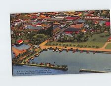 Postcard Aerial View of Fort Pierce Florida USA picture