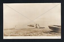 Maumee Bay Point Place Toledo Ohio Dock 1915 RPPC Postcard Antique picture