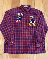 Vintage Disney Donald & Daisy Duck Segreta Emmanuel Schvili Shirt Men’s Size M L picture