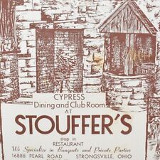 1950s Cypress Dining Club Restaurant Placemat Stouffer's Stop Inn Strongsville picture
