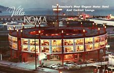 SAN FRANCISCO POSTCARD- VILLA ROMA MOTOR HOTEL IN THE HEART OF FISHERMAN'S WHARF picture