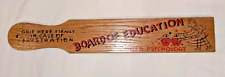 Wood Board of Education Applied Psychology Vintage Paddle picture