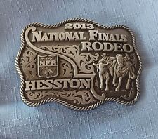 Brand New 2013 Hesston NFR Rodeo Belt Buckle  picture
