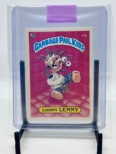 Topps 1985 Garbage Pail Kids Loony Lenny #17b UK MINI Series 1 Rare PACK FRESH picture