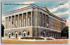 Montgomery AL-Alabama, United States Post Office, Antique Vintage Postcard picture