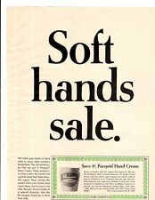 1967 Print Ad Pacquins Hand Cream Soft hands sale 8 cent Coupon picture