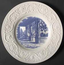 Wedgwood Randolph Macon Woman's College Blue Dinner Plate 3459579 picture