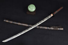 42'' Japanese Katana Damascus Handmade Large Sword Samurai Warrior picture