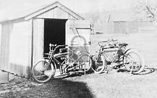 Two Marsh Metz Motorcycles Reprint Postcard picture