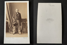 Disderi, Paris, Adolphe Thiers Vintage Albumen Print CDV.  picture