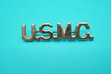 WWII Gold Plated U.S.M.C. Marine Corps Officer Steward Insignia - Acid Test picture