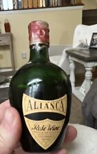 Vintage 1966 Alianca Rose Wine Bottle Caves Portugal EMPTY 1 pint 9 oz mc picture