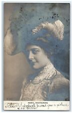 1909 Mary Mannering English Actress Greenville Michigan MI Rotograph Postcard picture