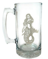 Mermaid 26oz Glass Stein - Free Personalized Engraving picture