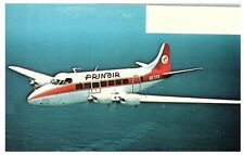 Prinair 4 engine DeHavilland Herons Airplane Postcard  picture