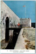 Postcard - Main Entrance - Old Fort Henry, Kingston, Ontario, Canada picture
