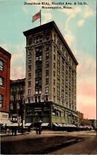 Postcard MN Minneapolis Donaldson Building Nicollet Ave. & 7th Street 1912 S110 picture