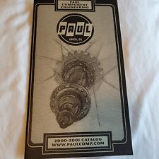 2000-2001 Paul Component Engineering Catalog Word FHUB BRAKES LEVER MELVIN picture