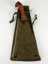 Vintage Woodman's Pal Victor Tool Co. 681 Survival Machete WWII Canvas Sheath picture