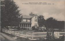 Postcard Main Building Abeel Farm As Viewed from County Road Pocono Mts PA  picture
