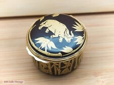 Year of The Ox Chinese Zodiac Halcyon Days Enamels Vintage Pill/Trinket Box -cre picture
