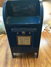 Vintage Brumberger USPS Mailbox Piggy Bank No Key Front Is Taped picture