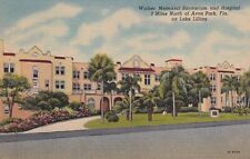 Walker Memorial Sanitarium Hospital Lake Lillian Avon Park FL Postcard B11 picture