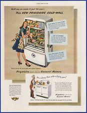 Vintage 1947 FRIGIDAIRE Appliances Refrigerator Range Washer 1940's Print Ad picture