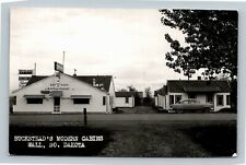 Wall SD, Buckstead's Modern Cabins, RPPC South Dakota Vintage Postcard picture