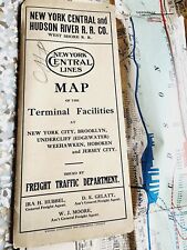 1907 Map of the Terminal Facilities New York Central and Hudson River R.R. Co. picture