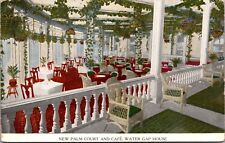 Postcard Palm Court Cafe Water Gap House Delaware Water Gap Pennsylvania~137312 picture