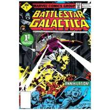 Battlestar Galactica (1979 series) #1 2nd printing in VF minus. [p% picture