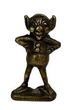 Vintage Elpec Brass Leprechaun Figurine 3” picture
