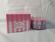 PartyLite 3-Wick Jar Candle 17.3 oz NIB Just Desserts G36002/16315 picture