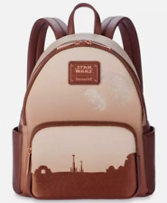 NEW 2024 Disney Star Wars Sands of Tatooine Loungefly Mini Backpack picture