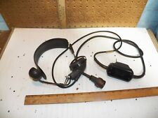 Vintage WWII ROANWELL Flight Headset & Switch 9992 - Army Air Force picture