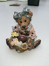 Boyds Bears Figurine JUSTINA The Message Bearer Thanks Congrats Sorry Love #2273 picture