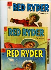 Red Ryder Comics #125, #126, #128, #128, and #131 Dell Lot of 5 Books /** picture