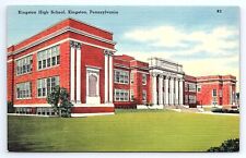 Postcard Kingston High School in Kingston Pennsylvania PA picture