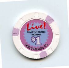 1.00 Chip from the Live Casino Philadelphia Pennsylvania  picture