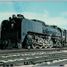 1956 Cheyenne WY Union Pacific 821 Train Locomotive Streamliner Doug Wornon A195 picture