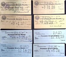 Goldendale Washington Pioneer State Bank Check Collection 1920s picture