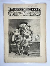 Harper's Weekly - New York - Mar 20, 1875 - Reynard's Holiday - Antelope - Comic picture